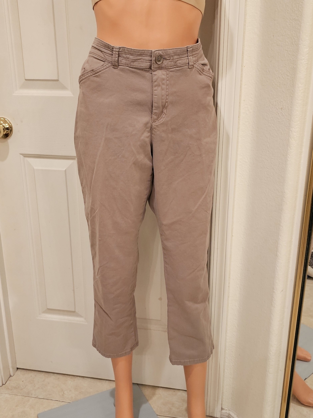 Reitmans Mauve Cropped Ankle Pants